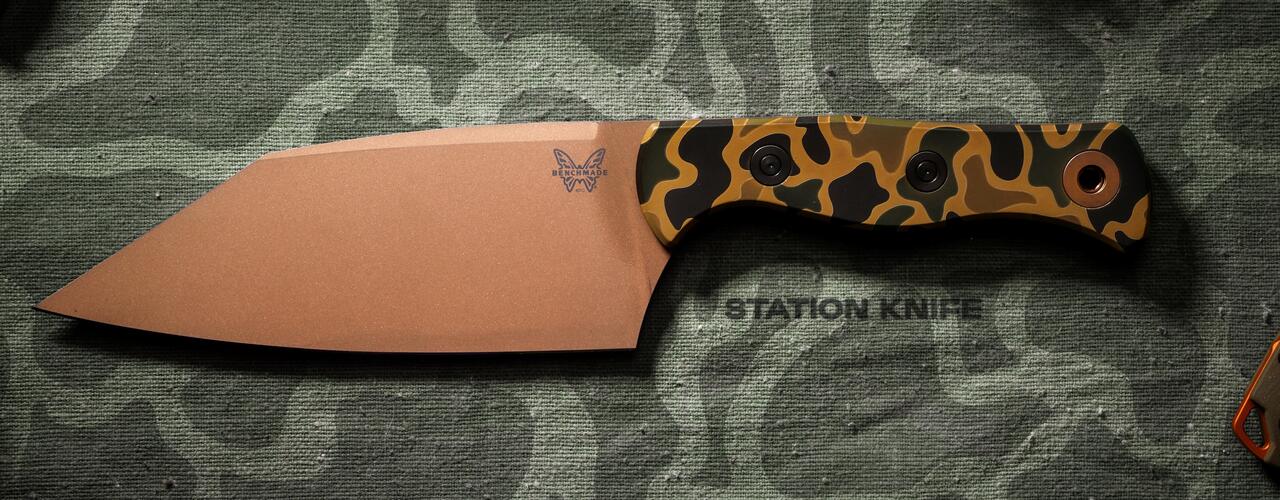 BENCHMADE LIMITED EDITION STATION KNIFE FDE / CAMO